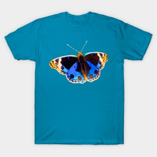 Blue Pansy Butterfly T-Shirt